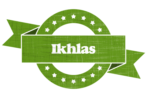 Ikhlas natural logo