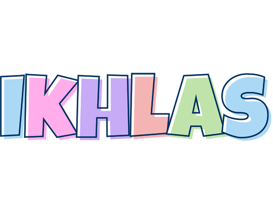 Ikhlas pastel logo