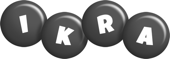 Ikra candy-black logo