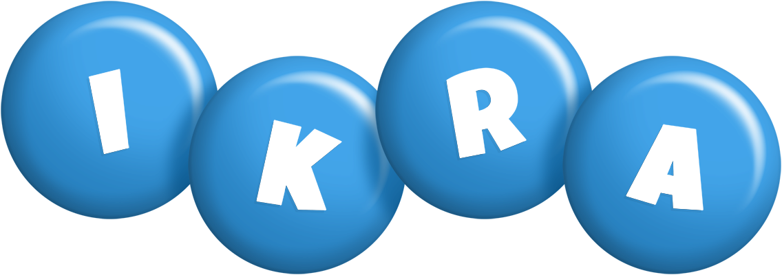 Ikra candy-blue logo