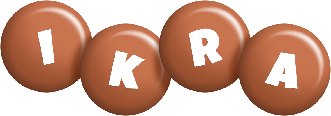 Ikra candy-brown logo