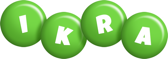 Ikra candy-green logo