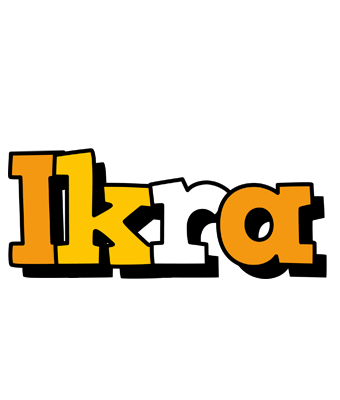Ikra cartoon logo
