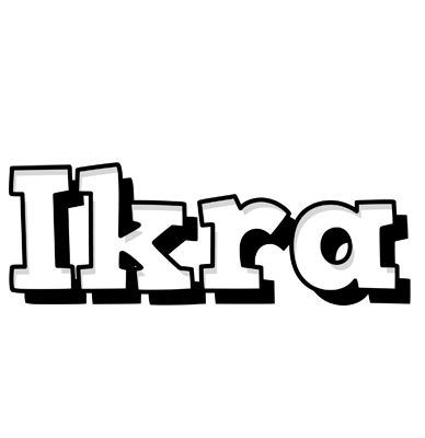 Ikra snowing logo