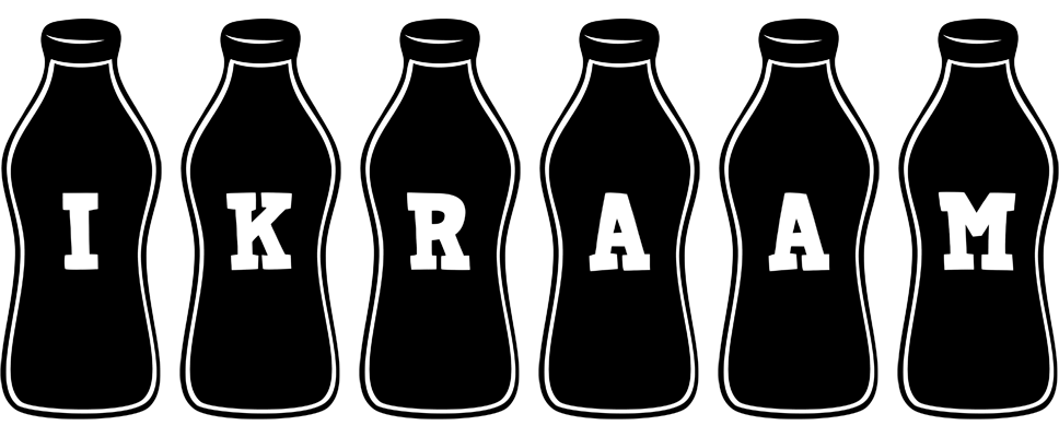 Ikraam bottle logo