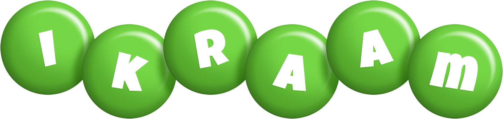 Ikraam candy-green logo