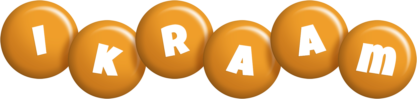 Ikraam candy-orange logo