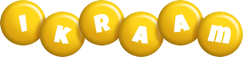 Ikraam candy-yellow logo