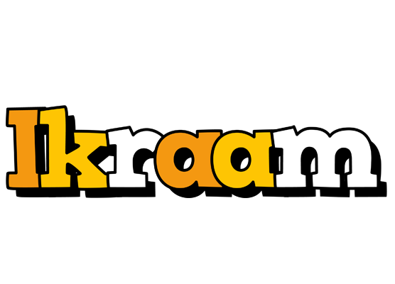 Ikraam cartoon logo