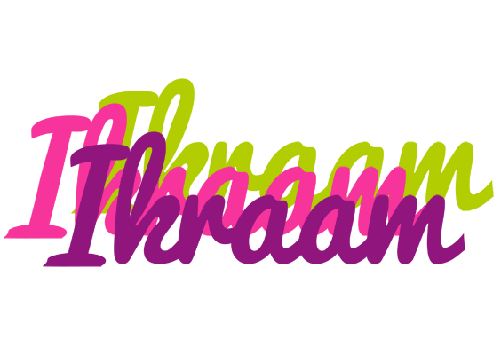 Ikraam flowers logo