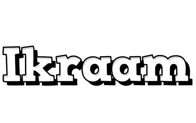 Ikraam snowing logo