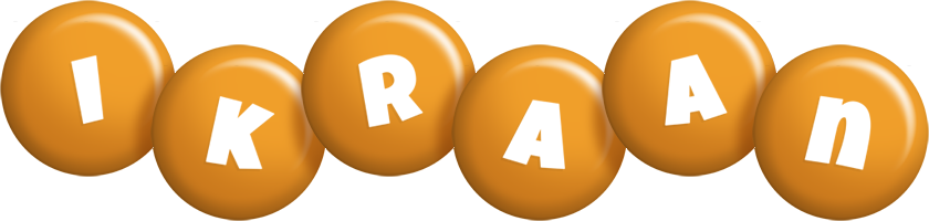 Ikraan candy-orange logo