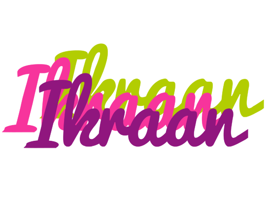 Ikraan flowers logo