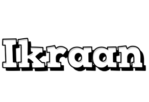 Ikraan snowing logo