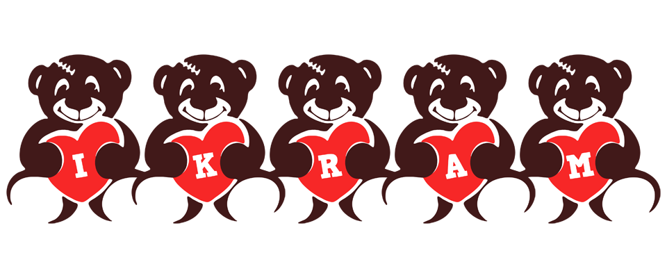 Ikram bear logo