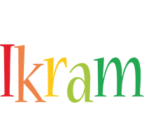 Ikram birthday logo