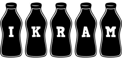Ikram bottle logo