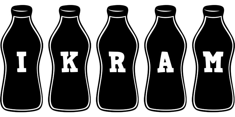 Ikram bottle logo
