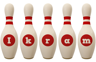 Ikram bowling-pin logo