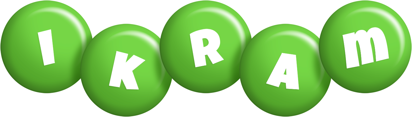 Ikram candy-green logo