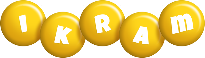 Ikram candy-yellow logo