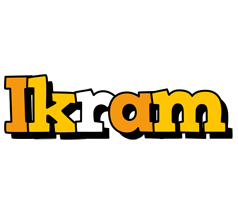 Ikram cartoon logo