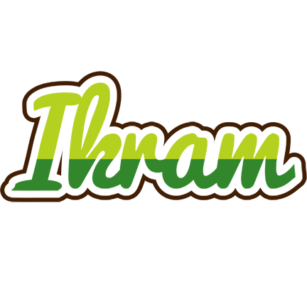 Ikram golfing logo