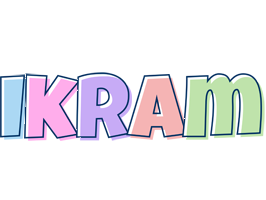 Ikram pastel logo