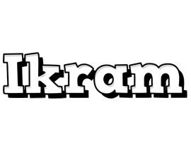 Ikram snowing logo