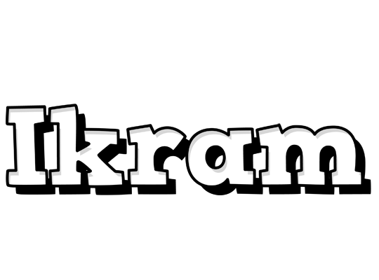 Ikram snowing logo