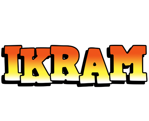 Ikram sunset logo