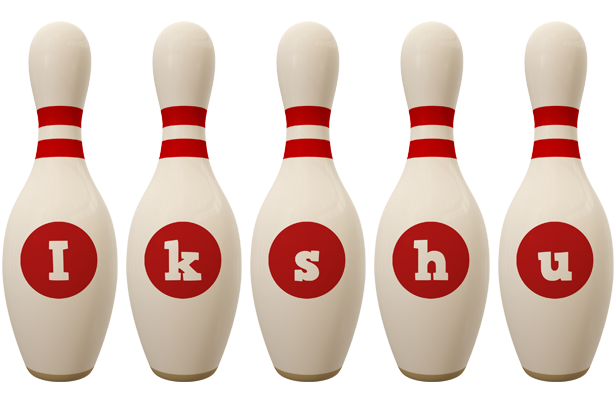 Ikshu bowling-pin logo