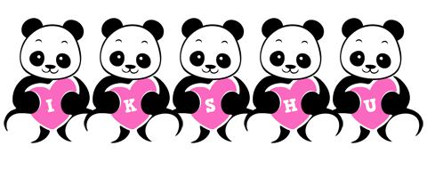Ikshu love-panda logo