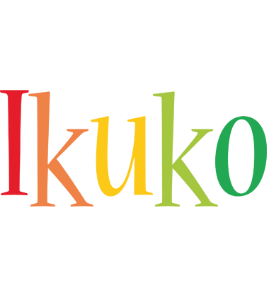 Ikuko birthday logo