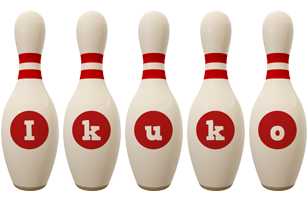 Ikuko bowling-pin logo