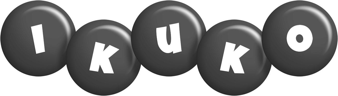 Ikuko candy-black logo