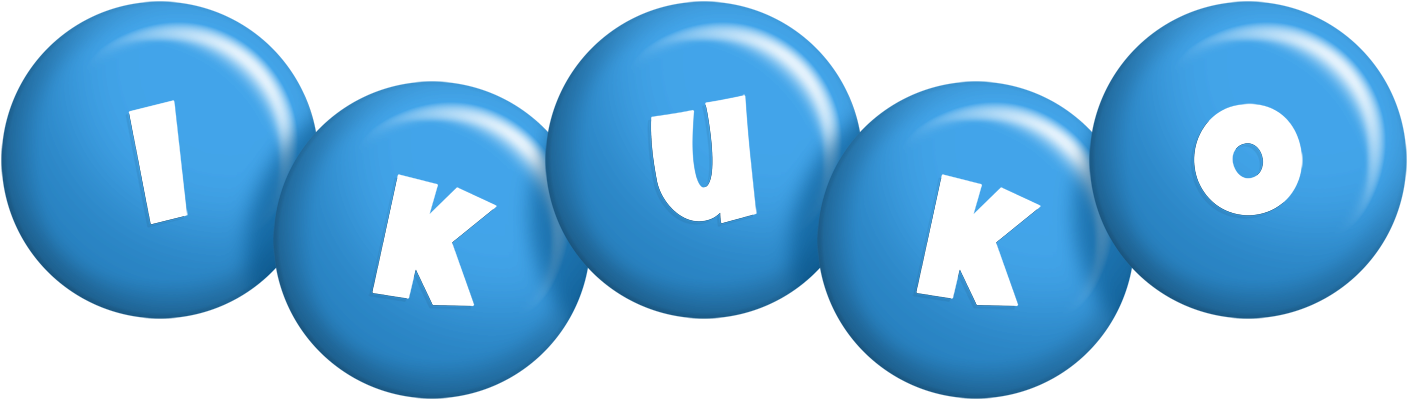 Ikuko candy-blue logo