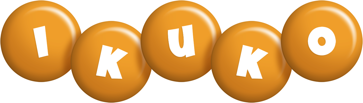 Ikuko candy-orange logo