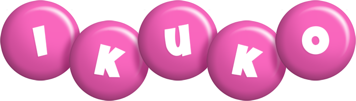 Ikuko candy-pink logo