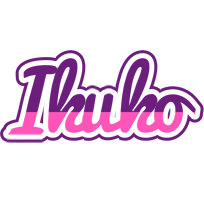 Ikuko cheerful logo