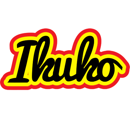 Ikuko flaming logo