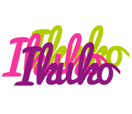 Ikuko flowers logo