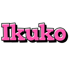 Ikuko girlish logo