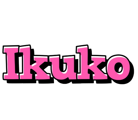 Ikuko girlish logo