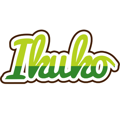 Ikuko golfing logo