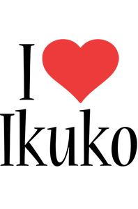 Ikuko i-love logo
