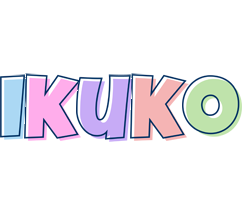 Ikuko pastel logo