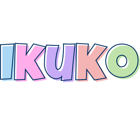 Ikuko pastel logo