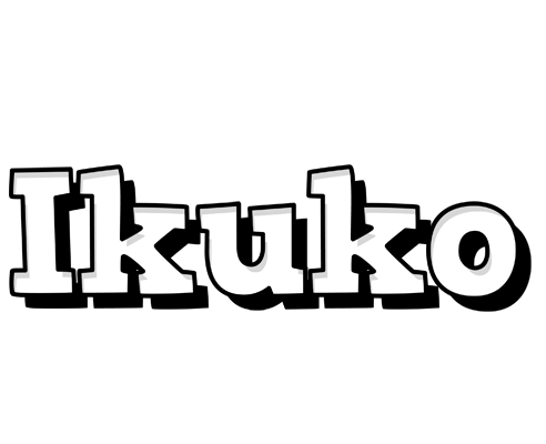 Ikuko snowing logo