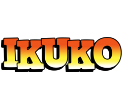 Ikuko sunset logo
